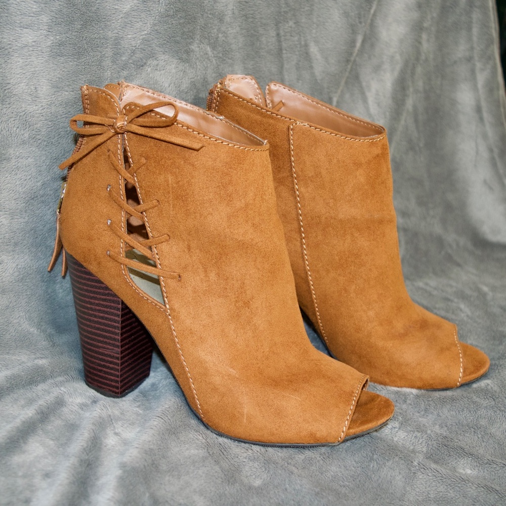 Open-Toe Ankle Booties